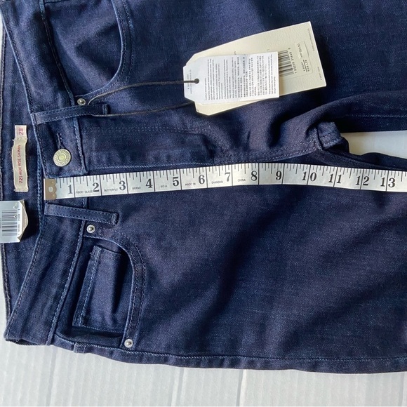 LEVIS 721 High Rise Skinny Ankle Jeans Womens Size 6 Short W28 x L28 Dark Wash - Picture 7 of 14